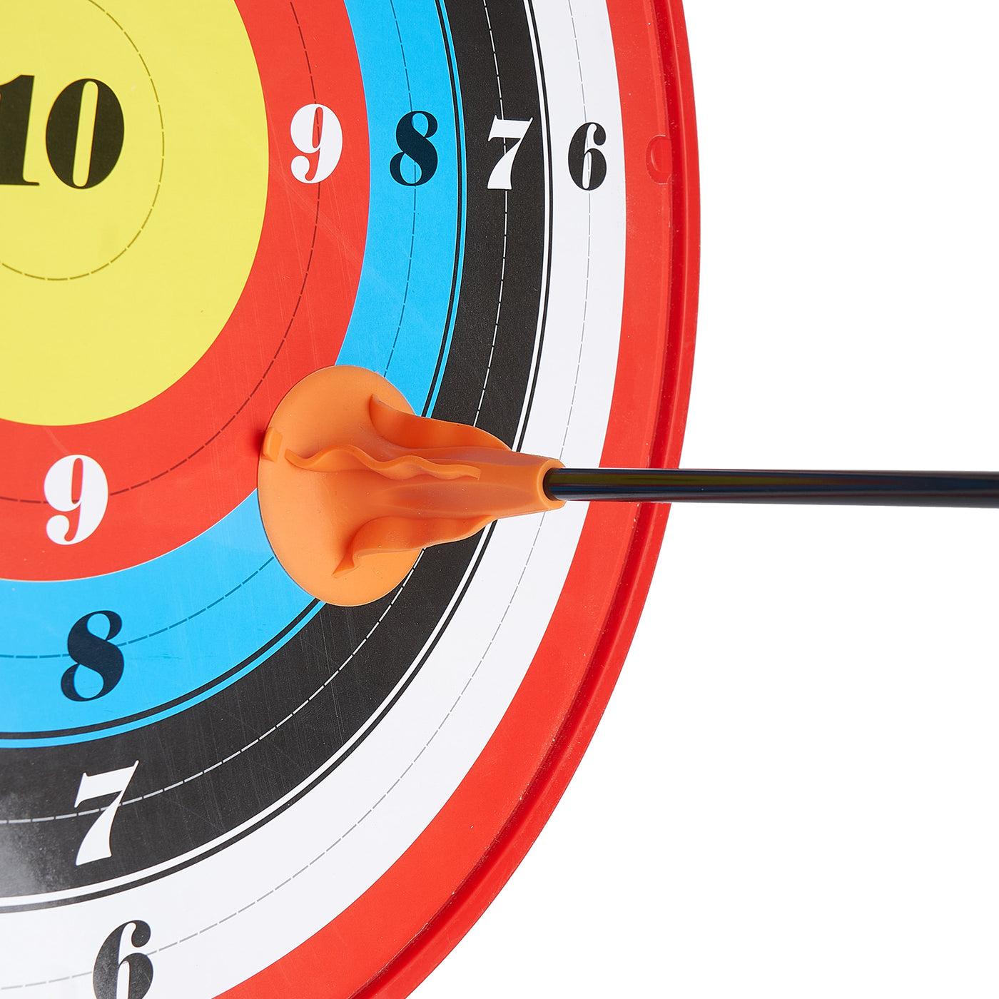 Kids Rubber Suction Cup Arrowheads ID 6mm Orange Color