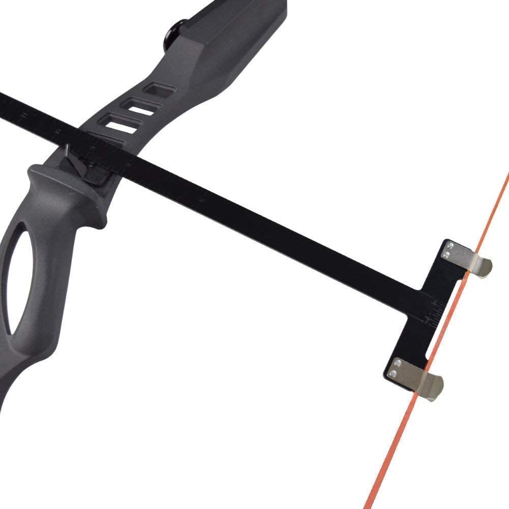 Huntingdoor Nocking Points Pliers Set Bowstring Nocking Point Buckle Clip T Bow Square Ruler For Recurve Takedown Bow