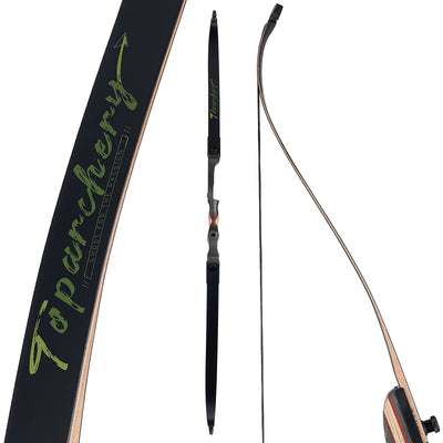 Goblin 62" TopArchery Takedown Recurve Bow Archery for Hunting Targeting Shooting Adults & Youth Wood Riser Laminated 20-50lbs