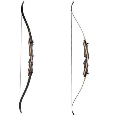 Goblin 62" TopArchery Takedown Recurve Bow Archery for Hunting Targeting Shooting Adults & Youth Wood Riser Laminated 20-50lbs