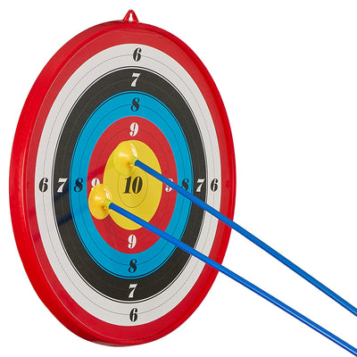 Kids Plastic Colorful 41x41cm Sucker Target Concentric Circles